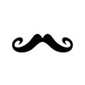 Mustaches design siluet