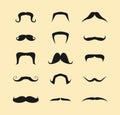 Mustaches Vector Set