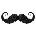 Mustachio on Transparent background - Ai Generated Royalty Free Stock Photo
