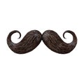 Mustachio on Transparent Background - Ai Generated Royalty Free Stock Photo