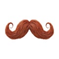 Mustachio on Transparent Background - Ai Generated Royalty Free Stock Photo