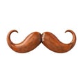 Mustachio on Transparent Background - Ai Generated Royalty Free Stock Photo