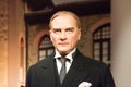 Mustafa Kemal Ataturk wax figure at Madame Tussauds wax museum in Istanbul.