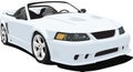 Mustang Convertible Sports Car Royalty Free Stock Photo