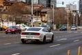 Mustang GT in traffic in Bucharest, Romania, 2022