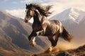 Mustang horse. Generate ai