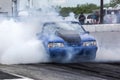 Mustang smoke show Royalty Free Stock Photo