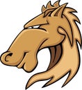 Mustang Stallion Graphic Mascot Royalty Free Stock Photo