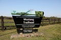 Mustang Trailhead Sign