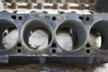 Mustang V8 engine block Royalty Free Stock Photo