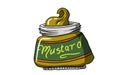 MUSTARD BOTTLE, illustration