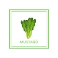 Mustard food logo