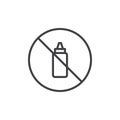 Mustard free outline icon