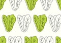 Mustard greens wallpaper art design vector illustration vegetables, fresh mustard green seamless salad