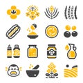 Mustard icon set