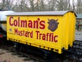 Colman's Mustard Railway Wagon on the North Norfolk Railway