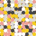 Mustard yellow and grey, pink, white background. Random colored abstract geometric mosaic pattern background Royalty Free Stock Photo