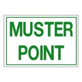 Muster Point Symbol Sign, Vector Illustration, Isolate On White Background, Label ,Icon