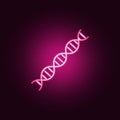 Mutation neon icon. Elements of Mad science set. Simple icon for websites, web design, mobile app, info graphics