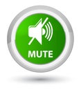 Mute prime green round button