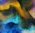 Muted Abstract Painting Royalty Free Stock Photo