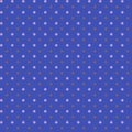 Muted pastel white -pink and orange polka dots on a blue background Abstract geometric fabric seamless pattern Royalty Free Stock Photo