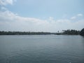 Muthalapozhi estuary, Thiruvananthapuram Kerala Royalty Free Stock Photo