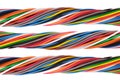 Muti-color electronic wire Royalty Free Stock Photo