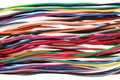 Muti-color electronic wire Royalty Free Stock Photo