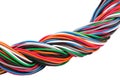 Muti-color electronic wire