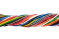 Muti-color electronic wire Royalty Free Stock Photo