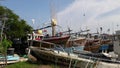 Mutiday boat yard in Negombo Lagoon