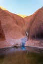 Mutitjulu Waterhole at Uluru Royalty Free Stock Photo