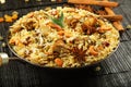 Mutton biriyani Royalty Free Stock Photo