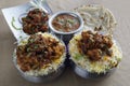 Mutton biryani,Mutton curry,Kababs,Tandoor Roti Royalty Free Stock Photo