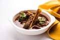 Mutton Masala Or Masala Gosht or indian lamb rogan josh Royalty Free Stock Photo