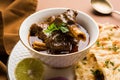 Mutton Masala Or Masala Gosht or indian lamb rogan josh Royalty Free Stock Photo