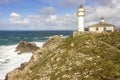 Lighthouse in Galicia Royalty Free Stock Photo