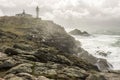 Lighthouse in Galicia Royalty Free Stock Photo