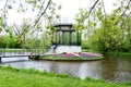 Muziekkapel in het park Vondelpark Amsterdam