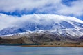 Muztagata Peak And Karakul Lake in Early Autumn