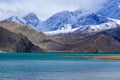 Muztagata Peak And Karakul Lake in Early Autumn