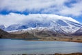 Muztagata Peak And Karakul Lake in Early Autumn