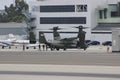 MV-22B Osprey lands in Santa Monica