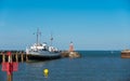 MV Balmoral ship with Passengers in Watchet Harbour