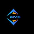 MVG abstract technology logo design on Black background. MVG creative initials letter logo concept Royalty Free Stock Photo
