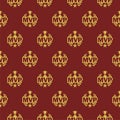 MVP seamless pattern isolated on color background Royalty Free Stock Photo
