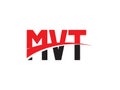 MVT Letter Initial Logo Design Vector Illustration Royalty Free Stock Photo