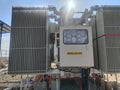 3.2 MW Inverter in 12.5MW block Plant Noorsar Rajasthan India Royalty Free Stock Photo