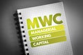 MWC - Managerial Working Capital acronym